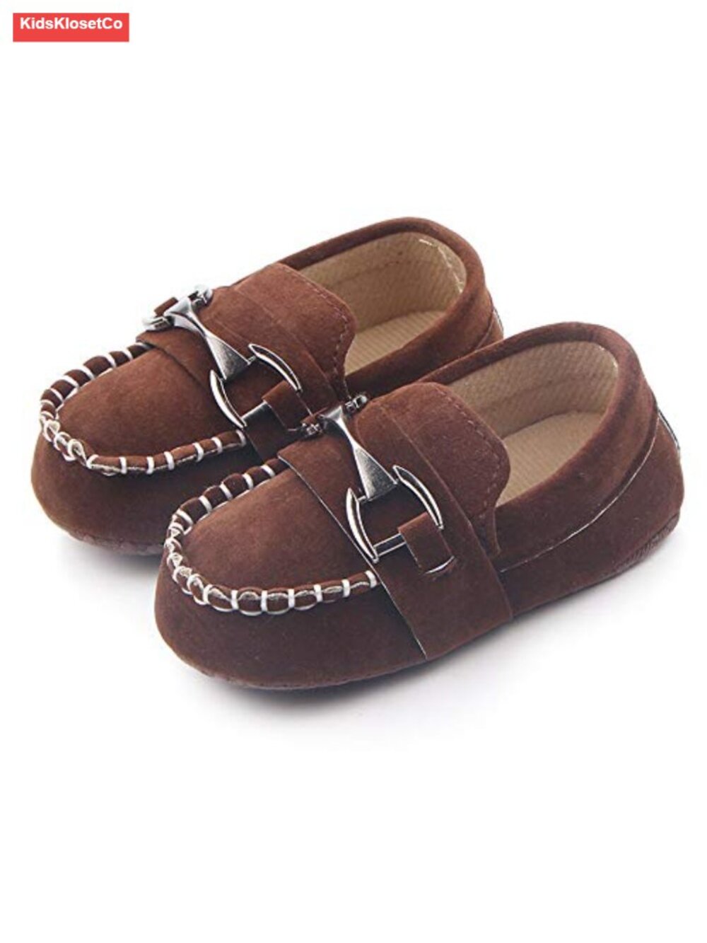 Infant Oxford Shoes Soft Sole Baby Loafers Faux Leather